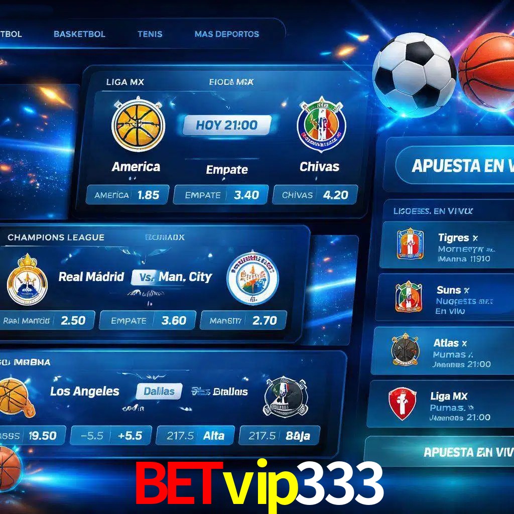 Mercados de apuestas deportivas Betvip333 para jugadores en México